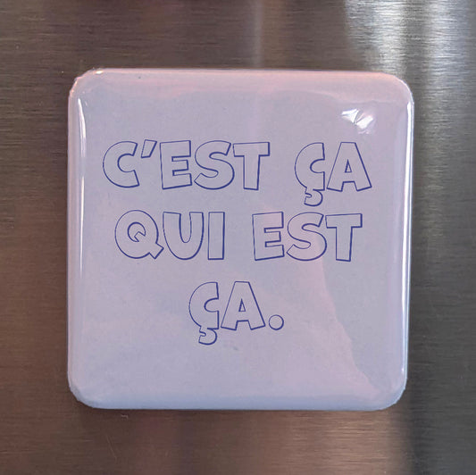 C’est ça qui est ça Fridge Magnet - PhiloPerse