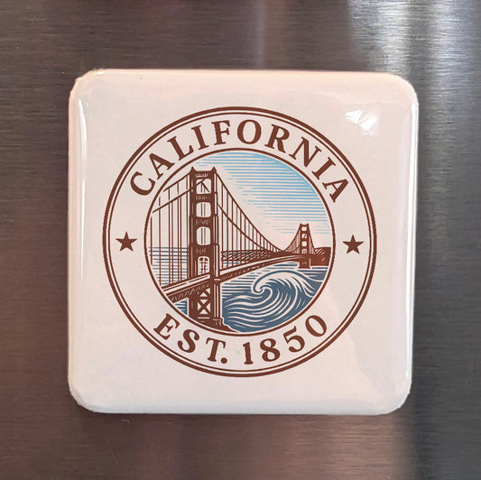 California Magnet | The Golden State | 2×2 | Made in Canada - PhiloPerse