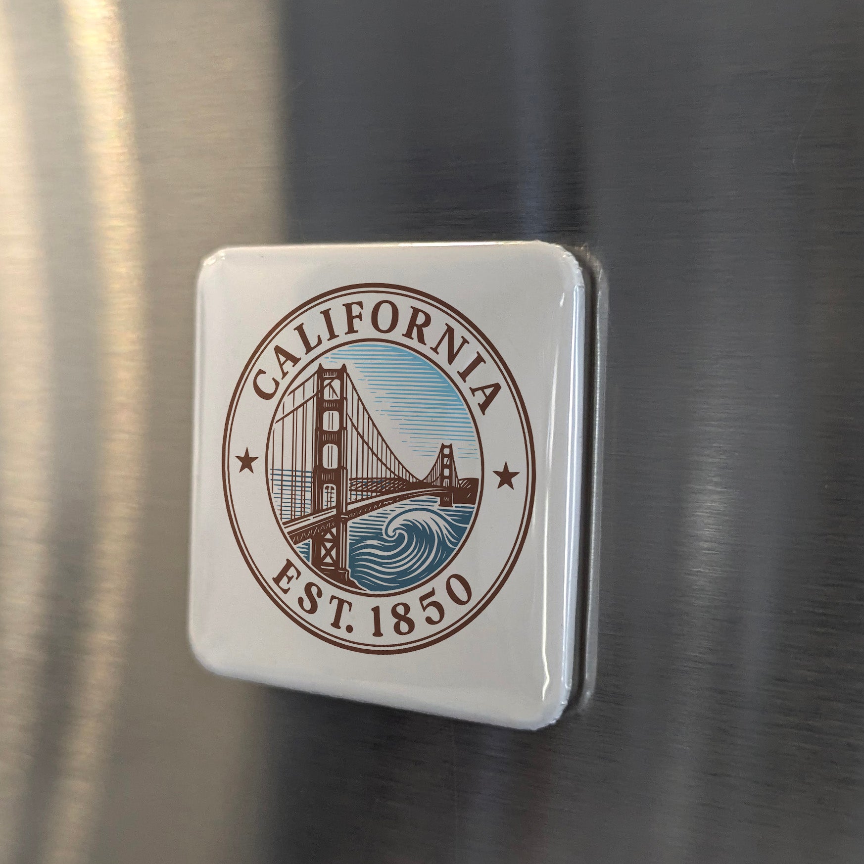 California Magnet | The Golden State | 2×2 | Made in Canada - PhiloPerse