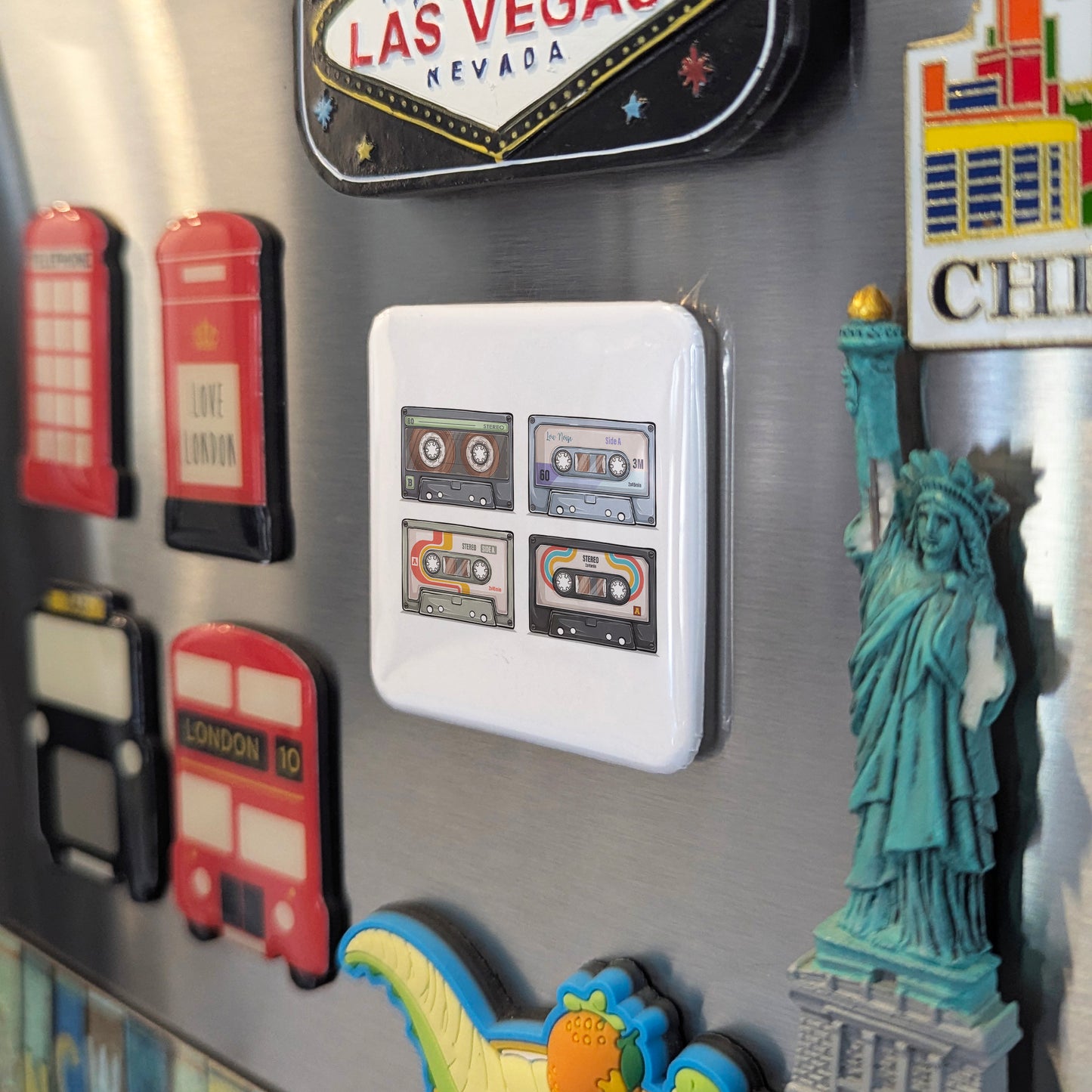 Cassette Tapes Retro Fridge Magnet - PhiloPerse