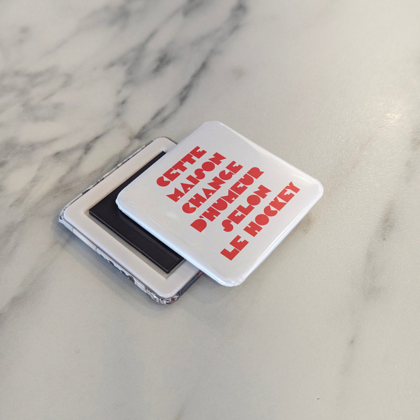 Cette maison change d’humeur selon le hockey Fridge Magnet - PhiloPerse