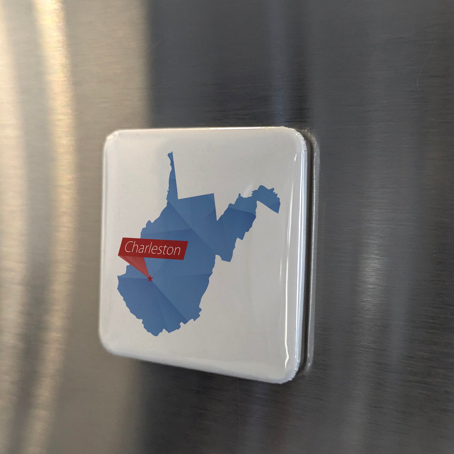 Charleston West Virginia Magnet | State Map | 2×2 | Made in Canada - PhiloPerse