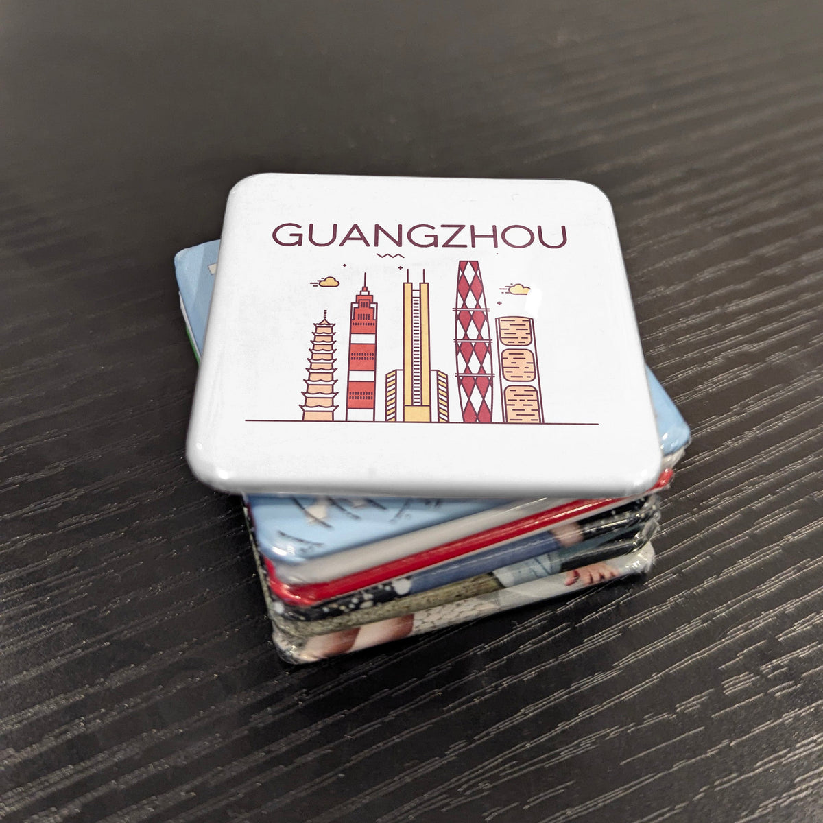 Guangzhou China Asia Magnet | Canton Gateway of the Pearl River Delta | 2x2 | Made in Canada
