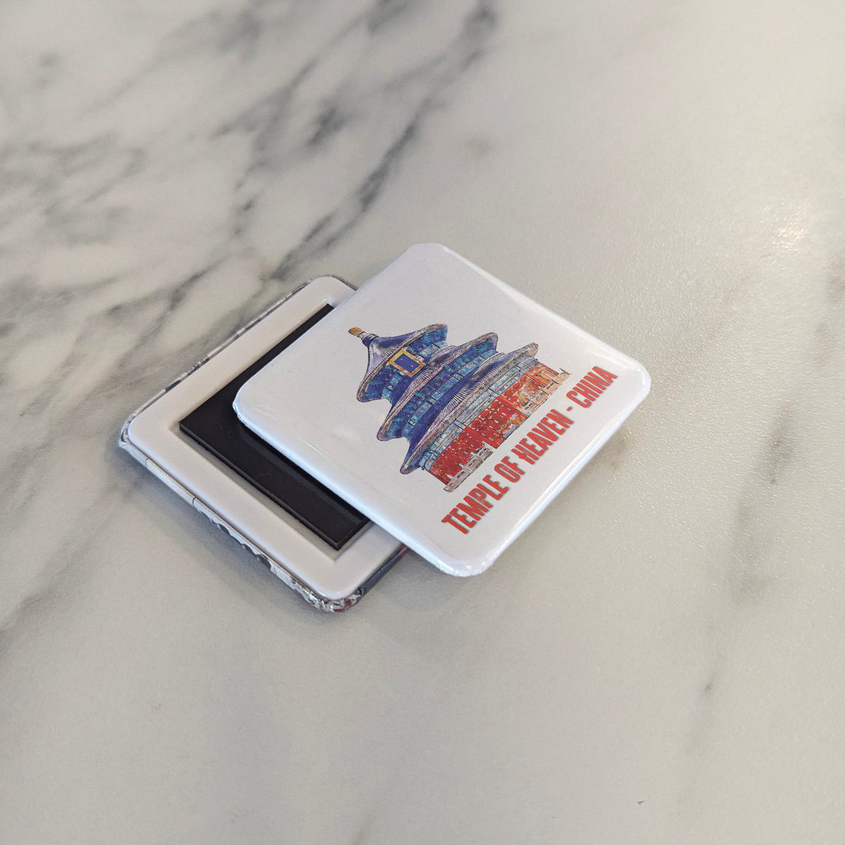 China Asia Magnet | Temple of Heaven Imperial Altar of the Middle Kingdom | 2x2 | Made in Canada