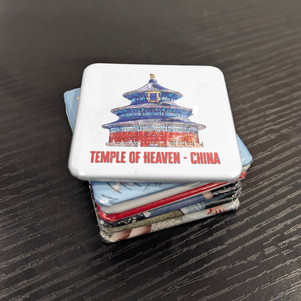 China Asia Magnet | Temple of Heaven Imperial Altar of the Middle Kingdom | 2x2 | Made in Canada