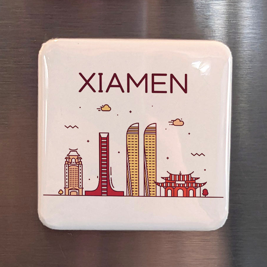 Xiamen China Asia Magnet | Garden City on the South China Sea | 2x2 | Made in Canada