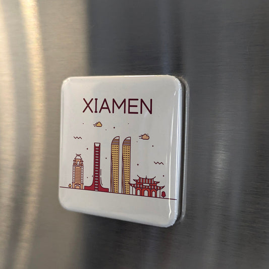 Xiamen China Asia Magnet | Garden City on the South China Sea | 2x2 | Made in Canada