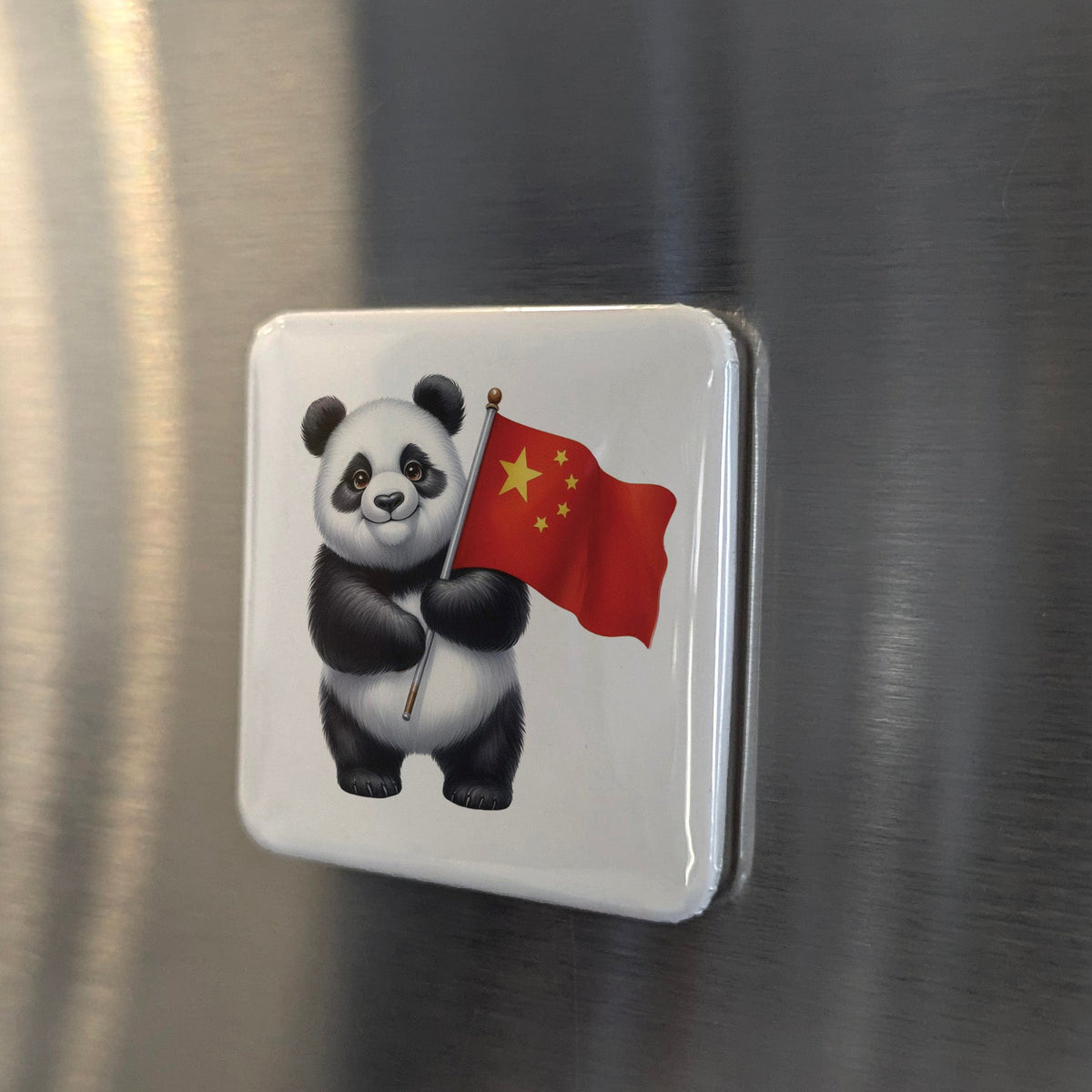 China Asia Magnet | Giant Panda of the Sichuan Highlands | 2x2 | Made in Canada