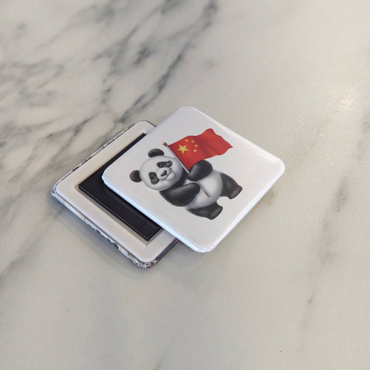 China Asia Magnet | Giant Panda of the Sichuan Highlands | 2x2 | Made in Canada