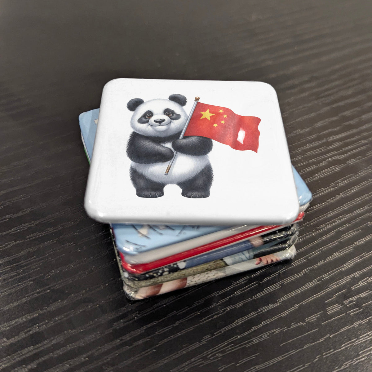 China Asia Magnet | Giant Panda of the Sichuan Highlands | 2x2 | Made in Canada