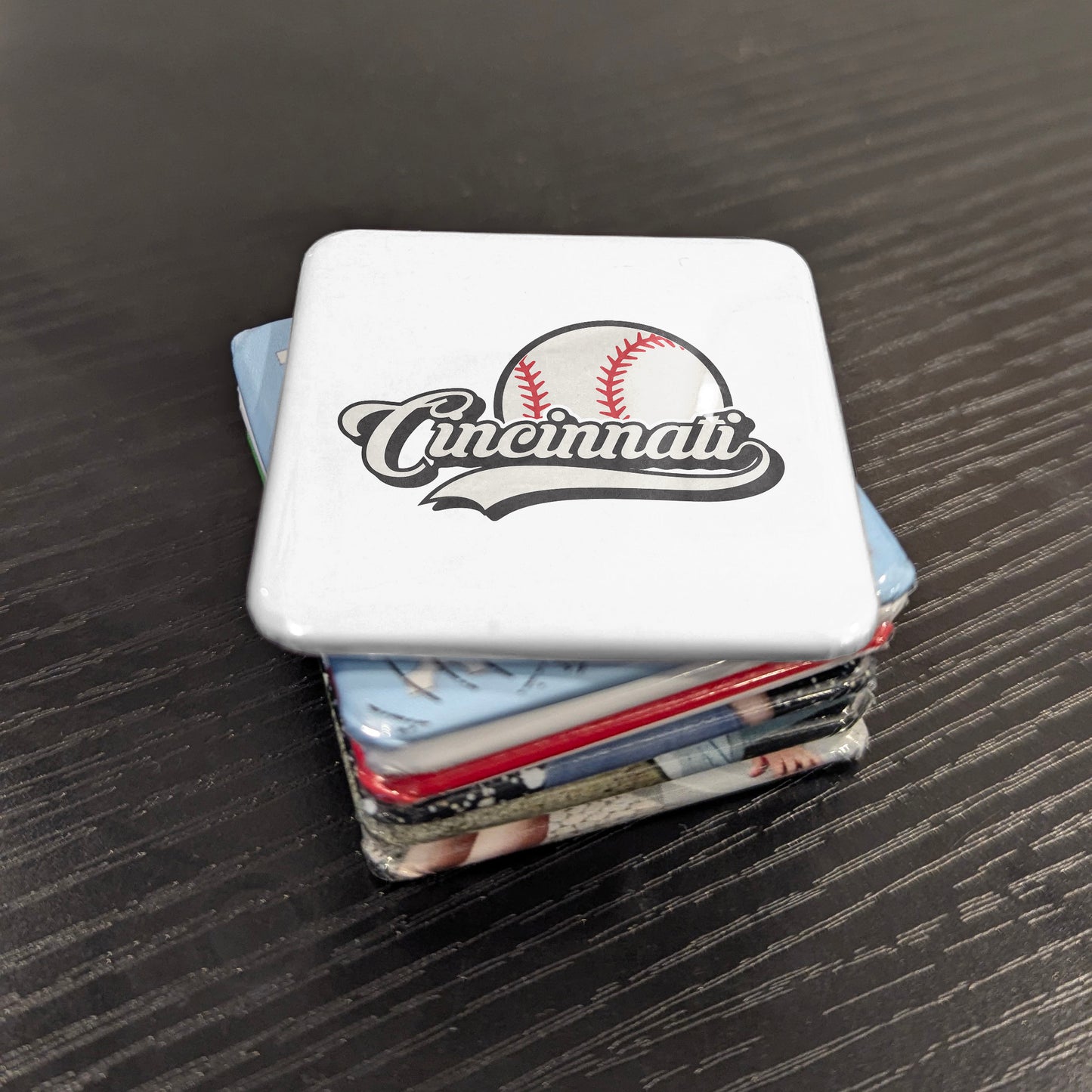 Cincinnati Ohio Magnet | Reds Country | 2×2 | Made in Canada - PhiloPerse