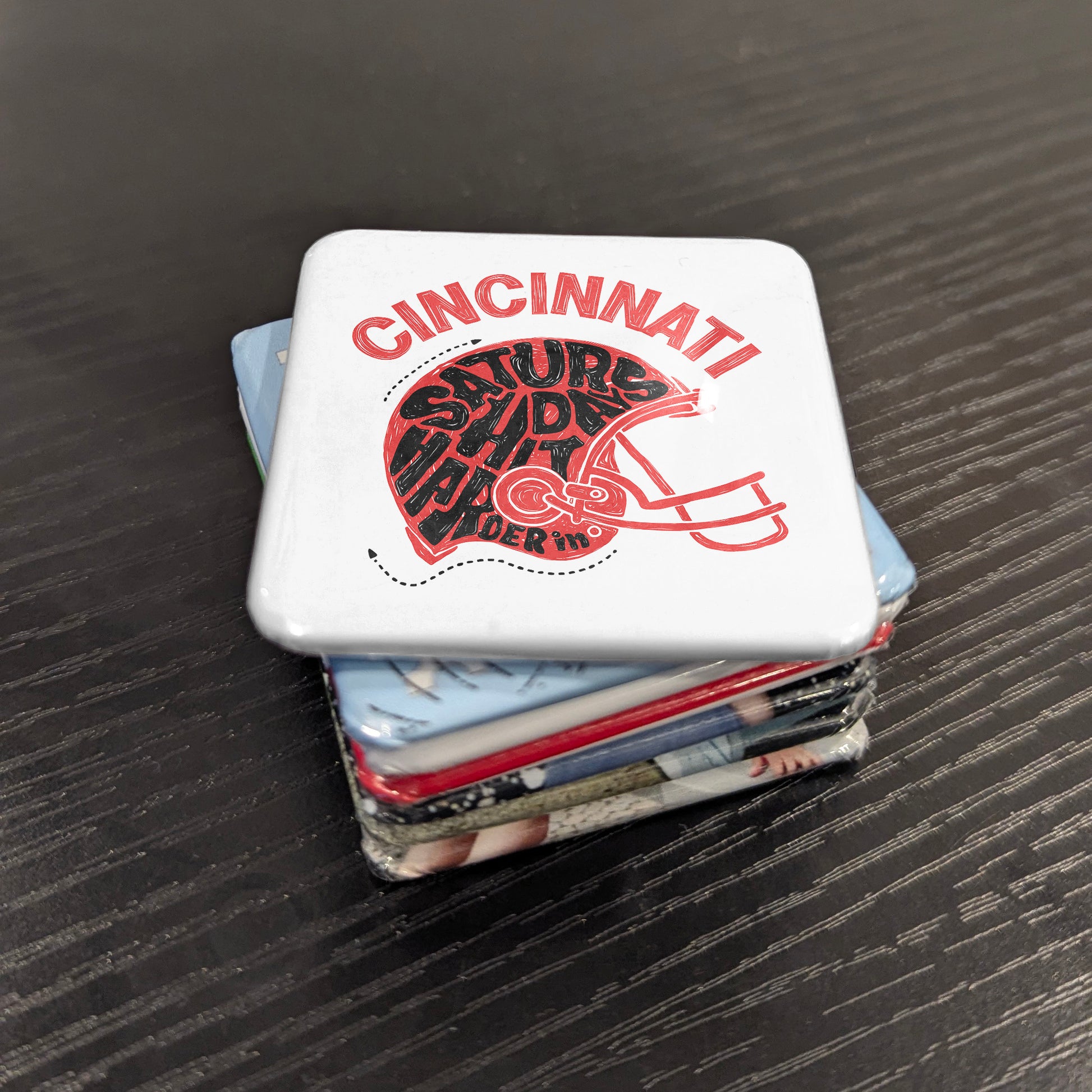 Cincinnati Ohio Magnet | Saturday Habit | 2×2 | Made in Canada - PhiloPerse