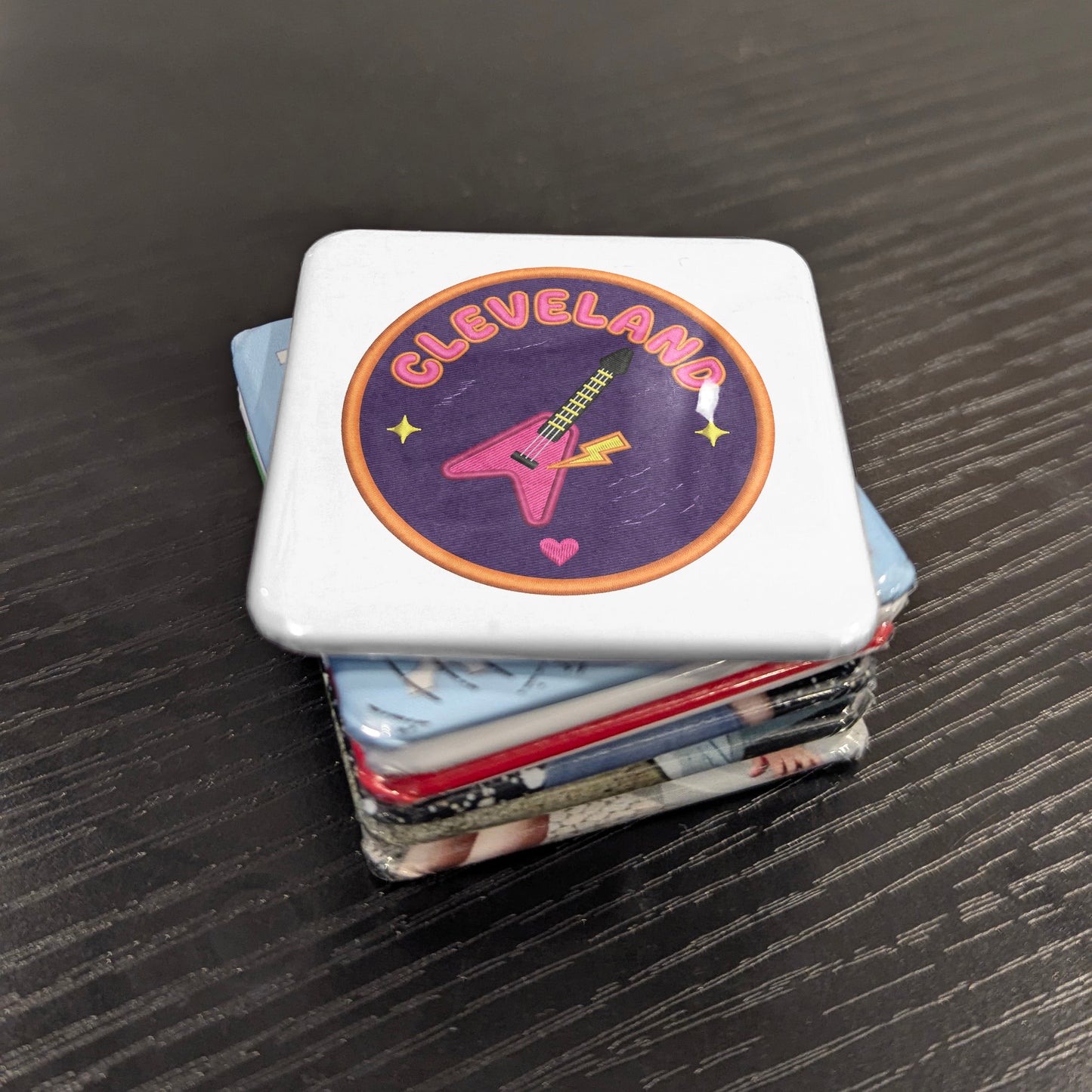 Cleveland Ohio Magnet | Rock Hall Capital | 2×2 | Made in Canada - PhiloPerse