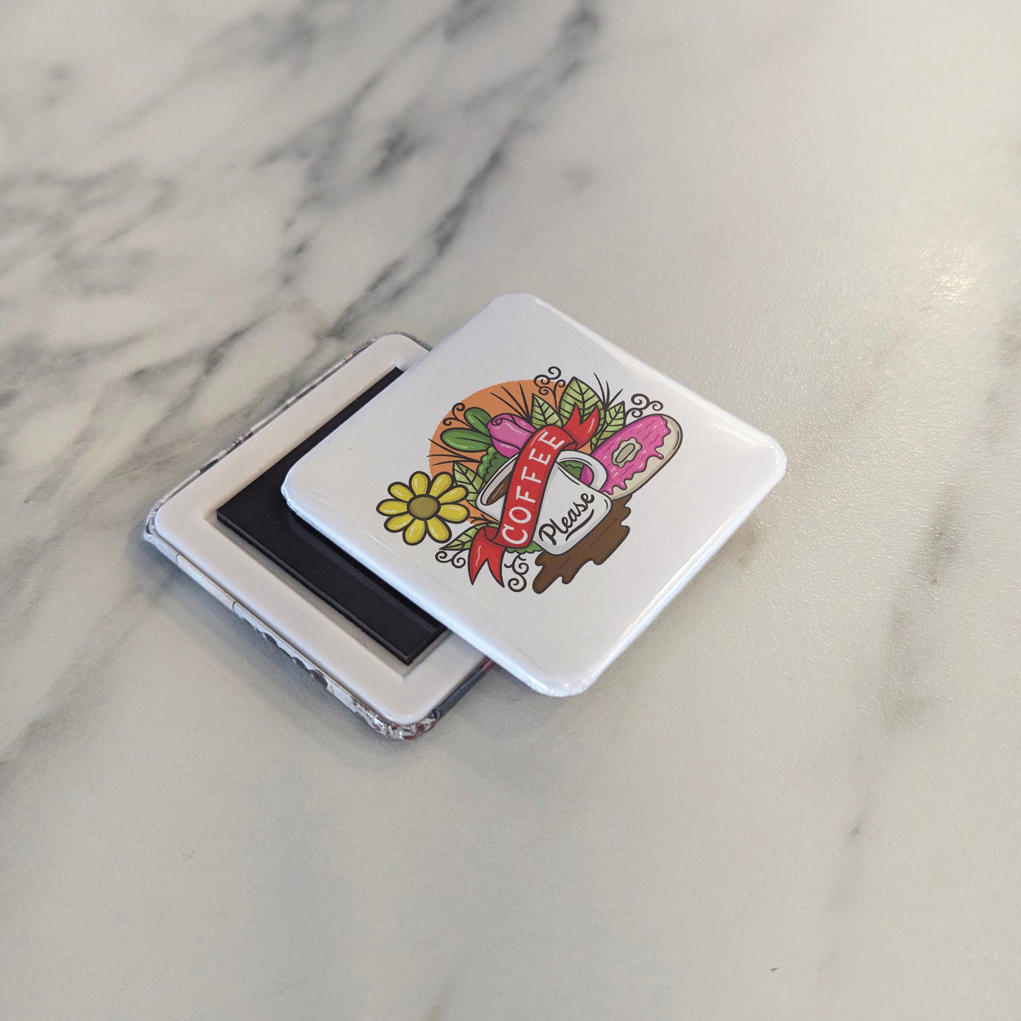 Coffee Please Fridge Magnet - PhiloPerse