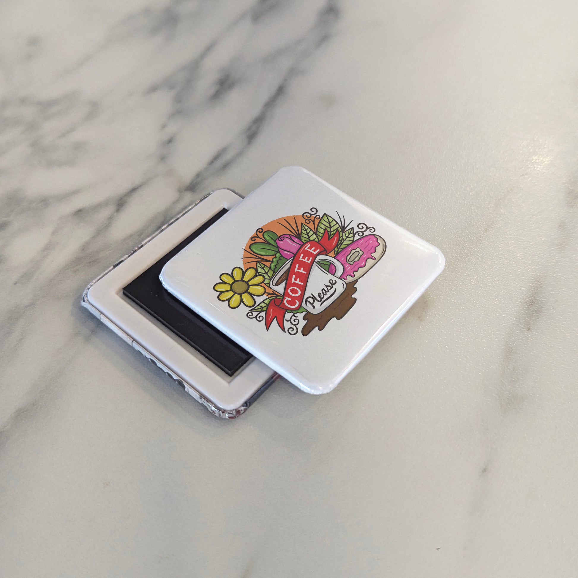 Coffee Please Fridge Magnet - PhiloPerse