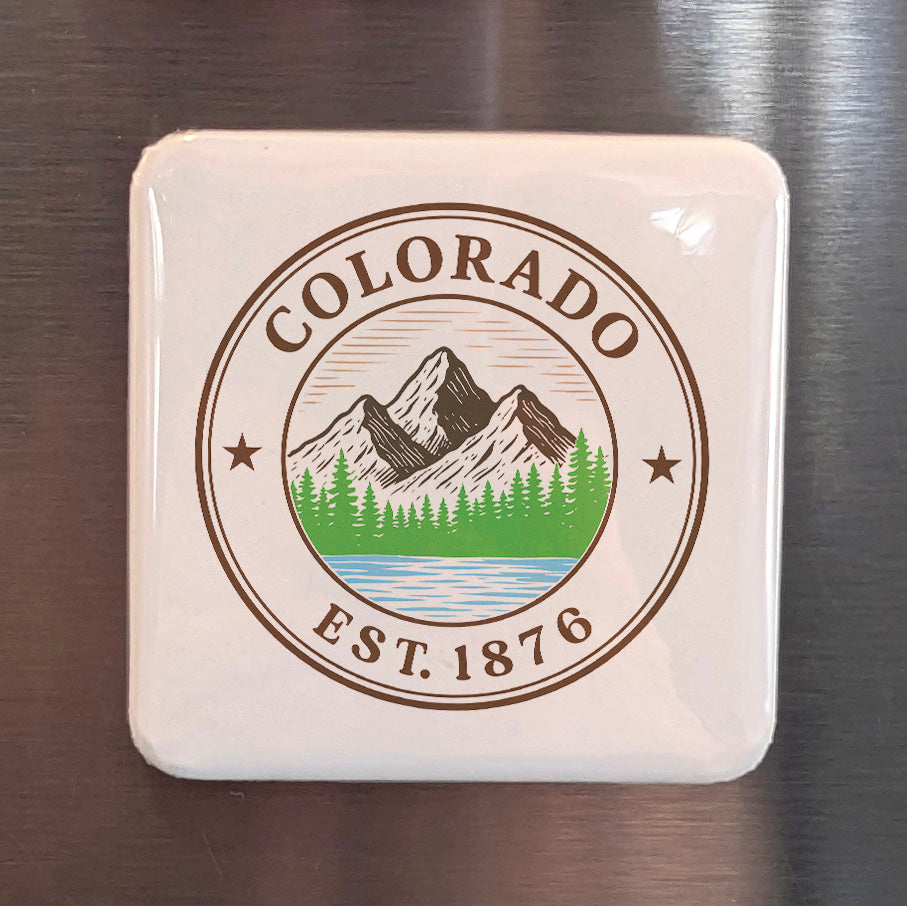 Colorado Magnet | The Centennial State | 2×2 | Made in Canada - PhiloPerse