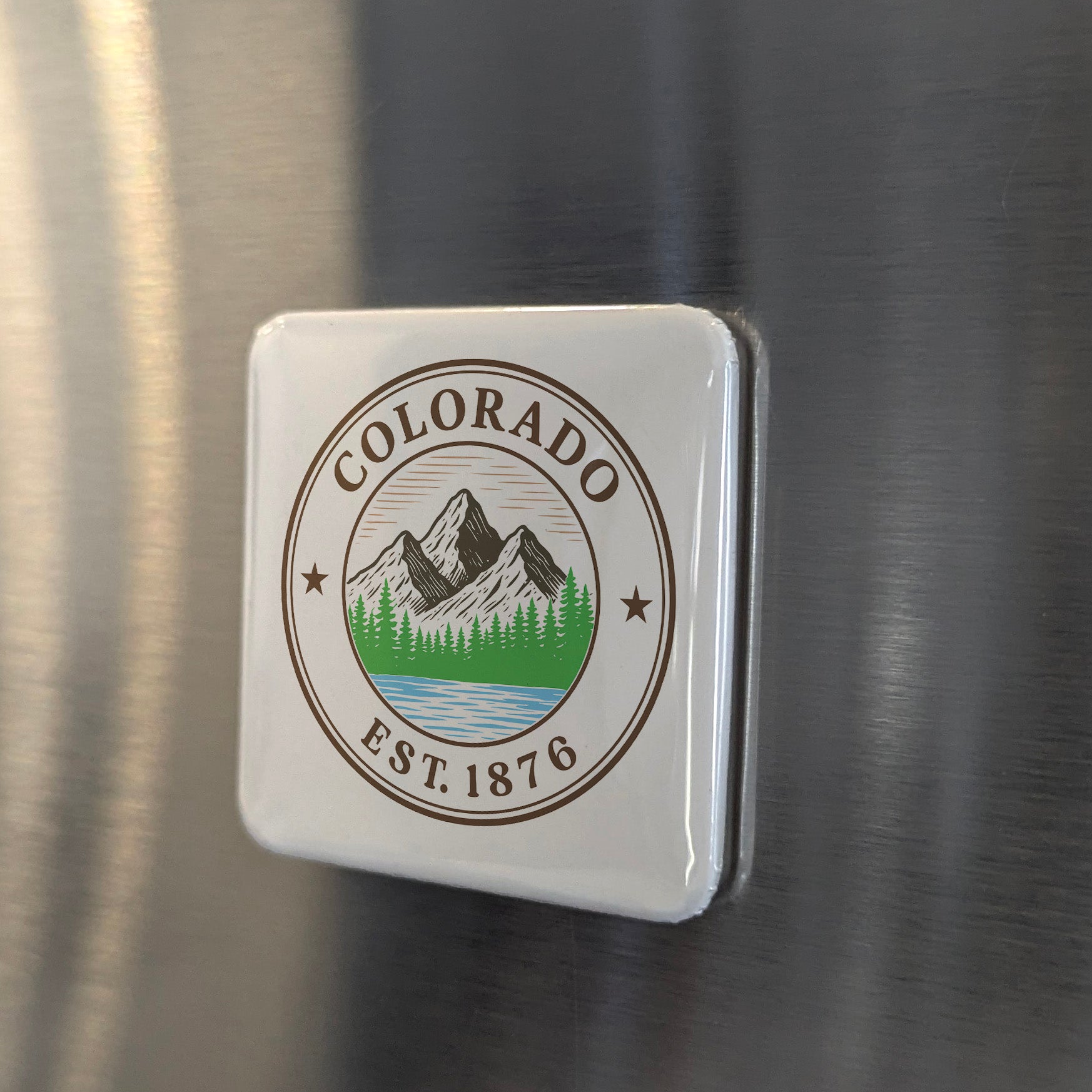Colorado Magnet | The Centennial State | 2×2 | Made in Canada - PhiloPerse