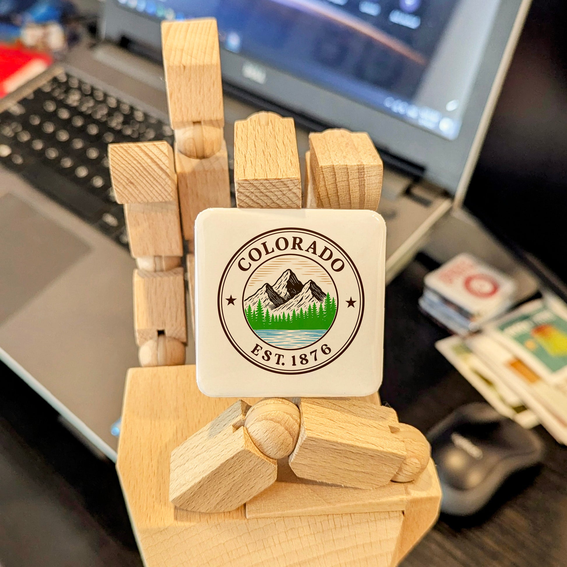 Colorado Magnet | The Centennial State | 2×2 | Made in Canada - PhiloPerse