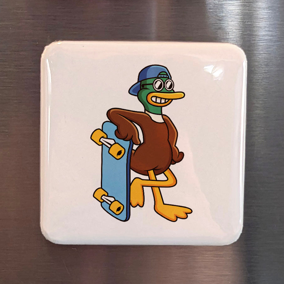 Cool Duck Magnet | Ready to Roll | 2×2 | Made in Canada - PhiloPerse