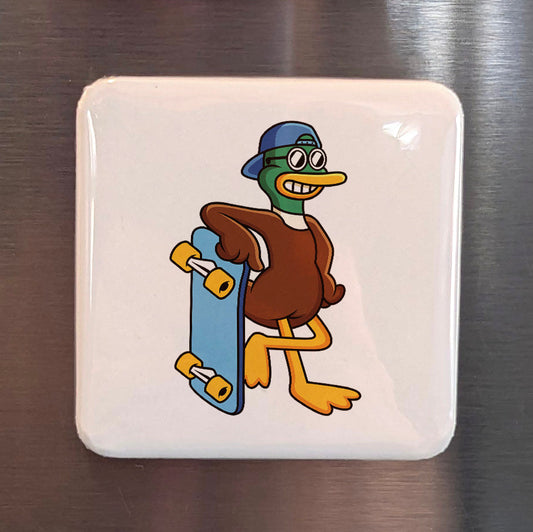 Cool Duck Magnet | Ready to Roll | 2×2 | Made in Canada - PhiloPerse