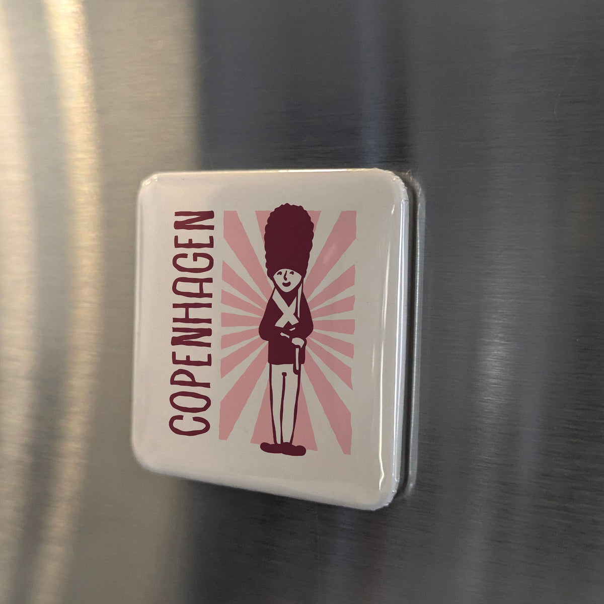 Copenhagen Denmark Magnet | Royal Life Guards of the Danish Crown | 2x2 | Made in Canada