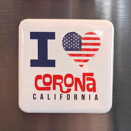 Corona California Magnet | Circle City Pride | 2x2 | Made in Canada - PhiloPerse