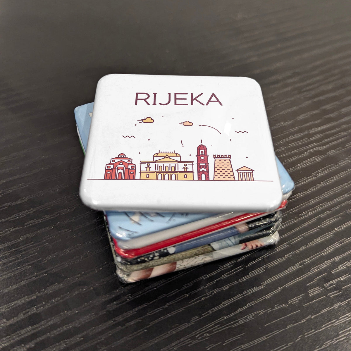 Rijeka Croatia Magnet | Gateway Port of the Kvarner Gulf on the Adriatic | 2x2 | Made in Canada