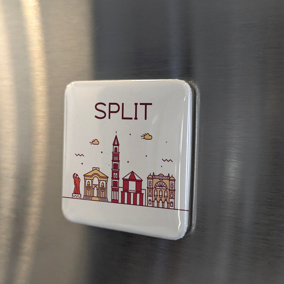 Split Croatia Magnet | Diocletian's Palace City on the Dalmatian Coast | 2x2 | Made in Canada