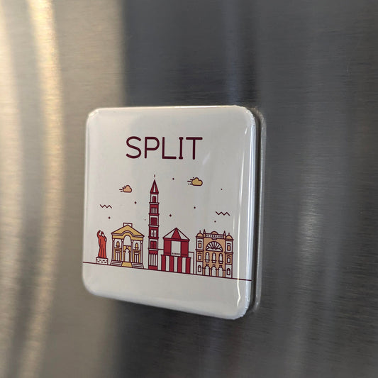 Split Croatia Magnet | Diocletian's Palace City on the Dalmatian Coast | 2x2 | Made in Canada