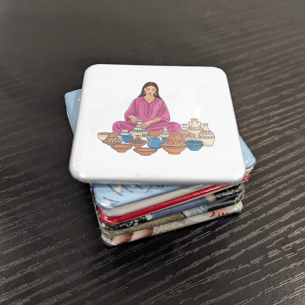 Morocco Africa Magnet | Medina Culture of the Maghreb | 2x2 | Made in Canada