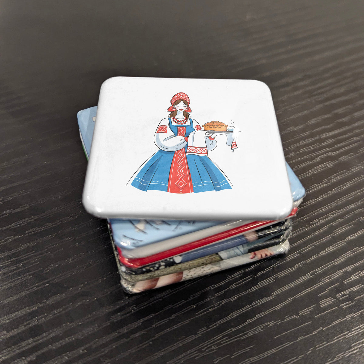 Russian Slavic Culture Magnet | Matryoshka Tradition of the Slavic Heartland | 2x2 | Made in Canada