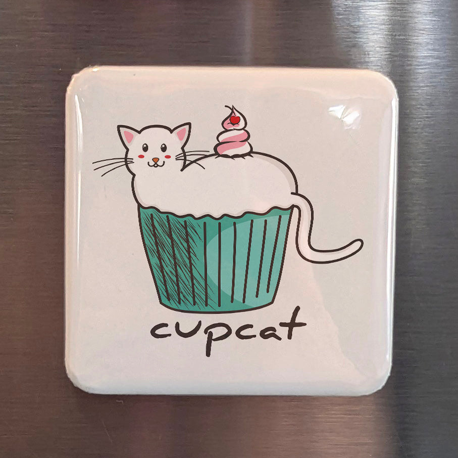 Cupcat Magnet | Purrfectly Sweet | 2×2 | Made in Canada - PhiloPerse