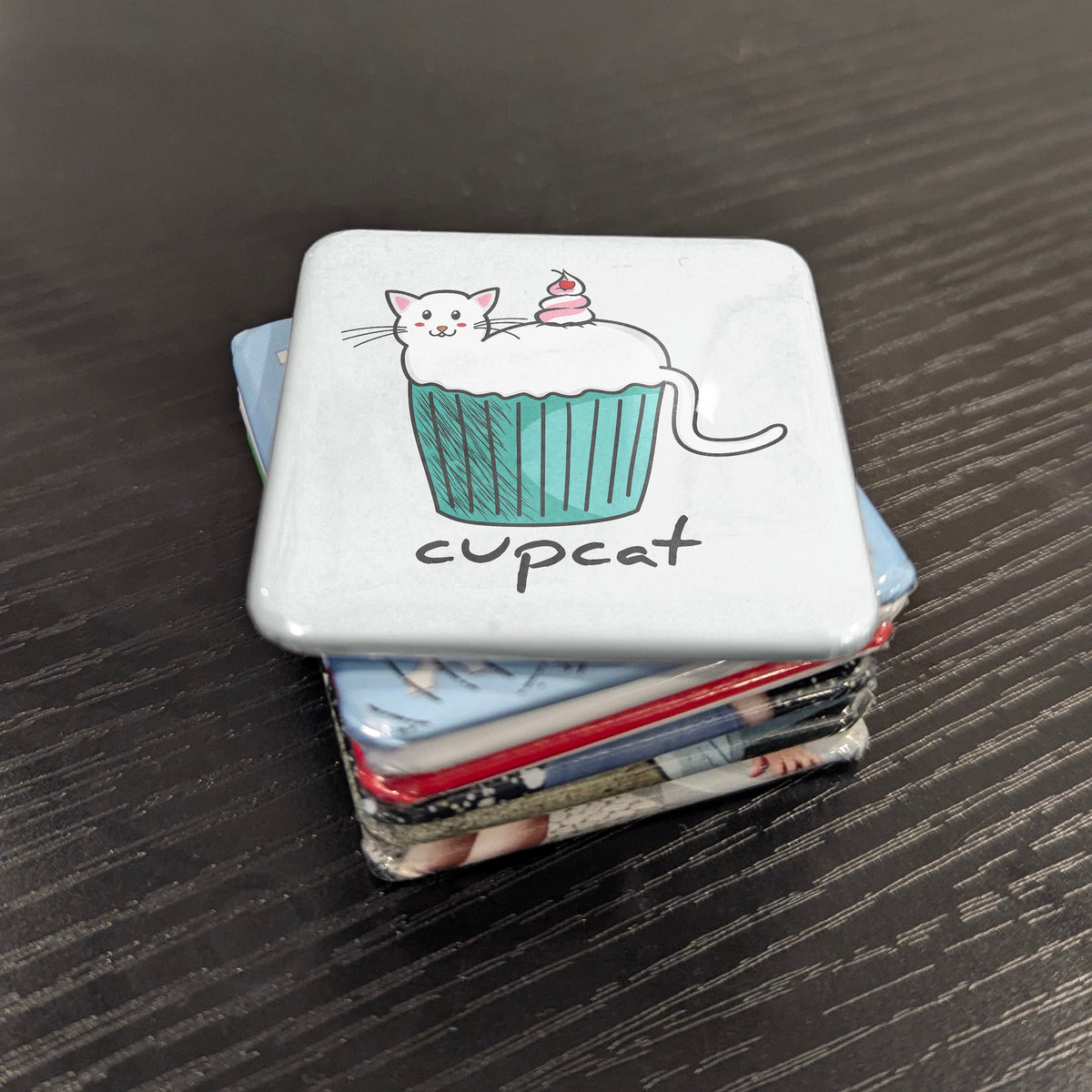 Cupcat Magnet | Purrfectly Sweet | 2×2 | Made in Canada - PhiloPerse