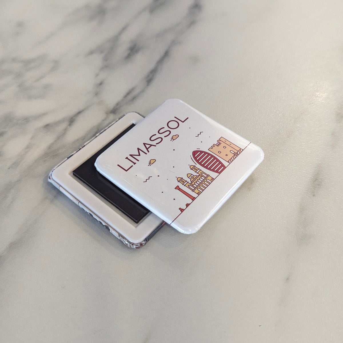 Limassol Cyprus Magnet | Wine Capital of the Birthplace of Aphrodite | 2x2 | Made in Canada