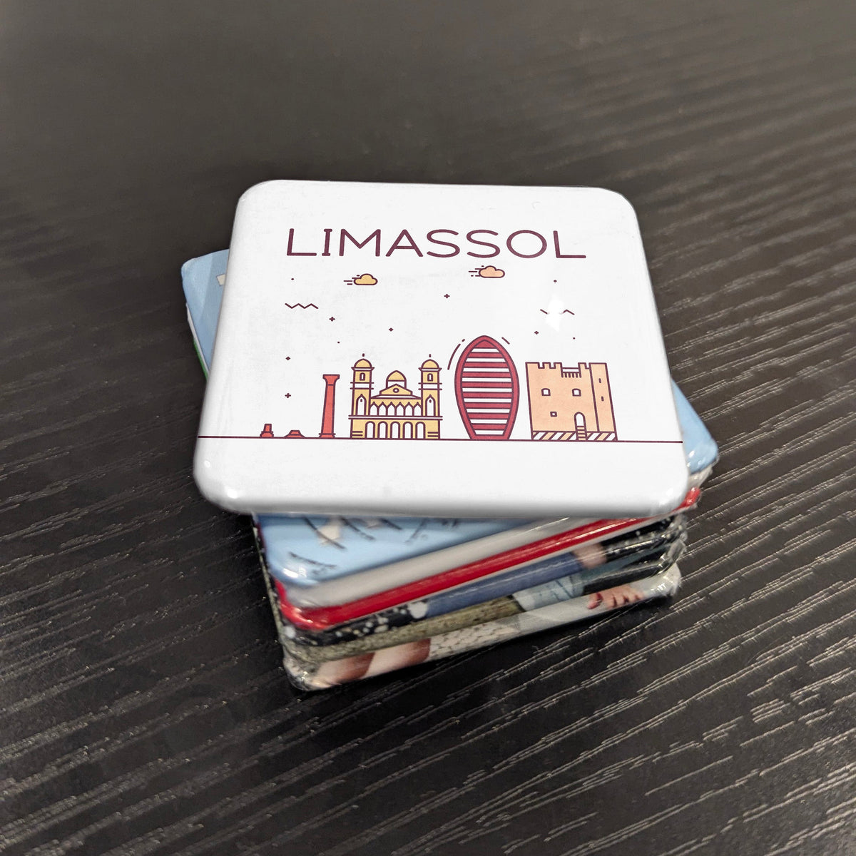 Limassol Cyprus Magnet | Wine Capital of the Birthplace of Aphrodite | 2x2 | Made in Canada