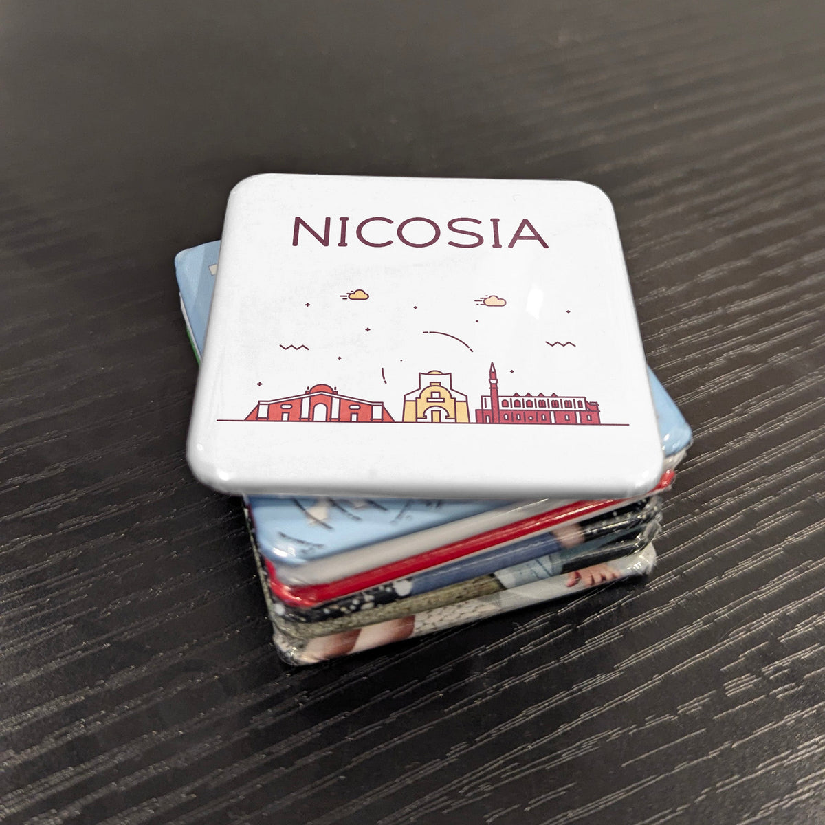 Nicosia Cyprus Magnet | Last Divided Capital on the Green Line of the Mediterranean | 2x2 | Made in Canada