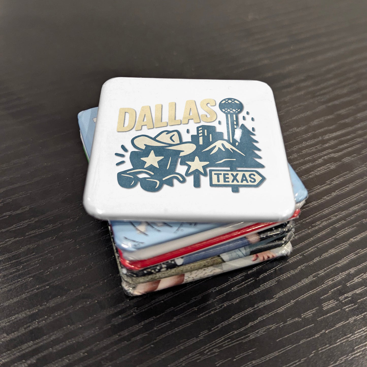 Dallas Texas Magnet | | 2×2 | Made in Canada - PhiloPerse