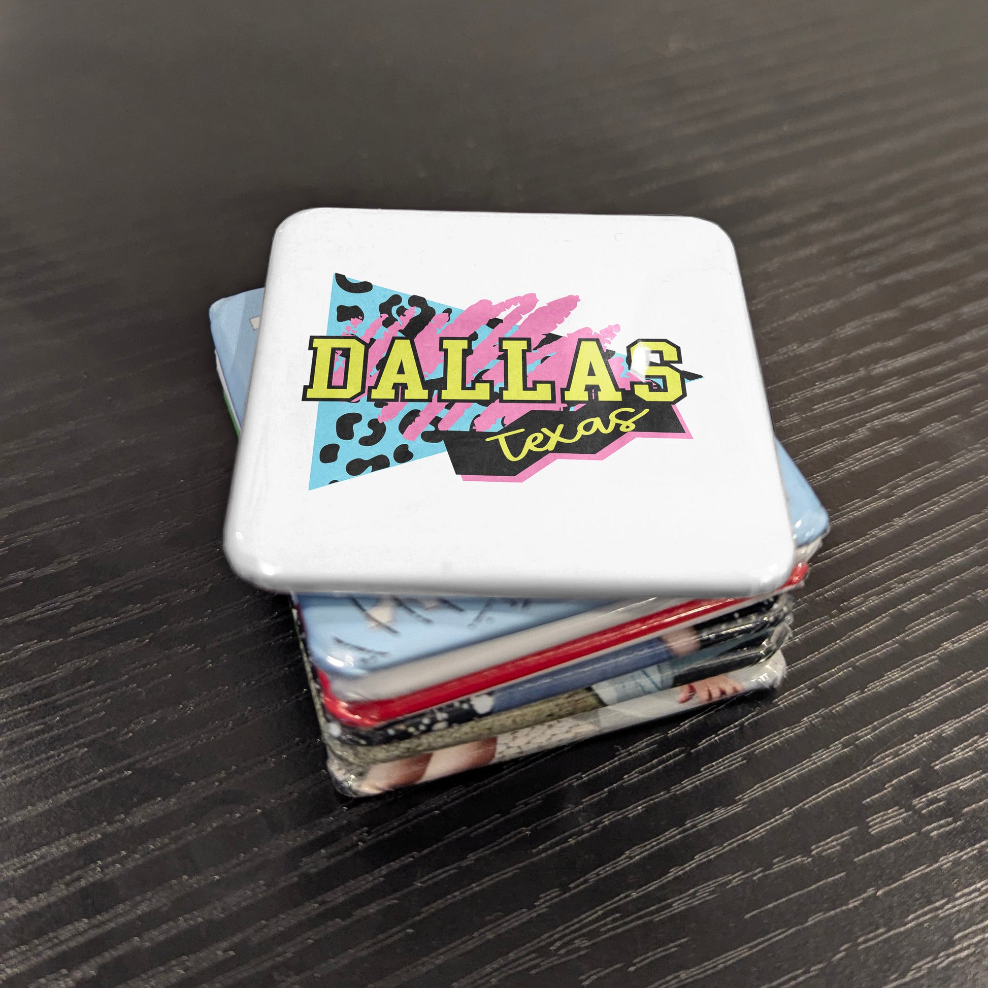 Dallas Texas Magnet | Retro Glam | 2×2 | Made in Canada - PhiloPerse
