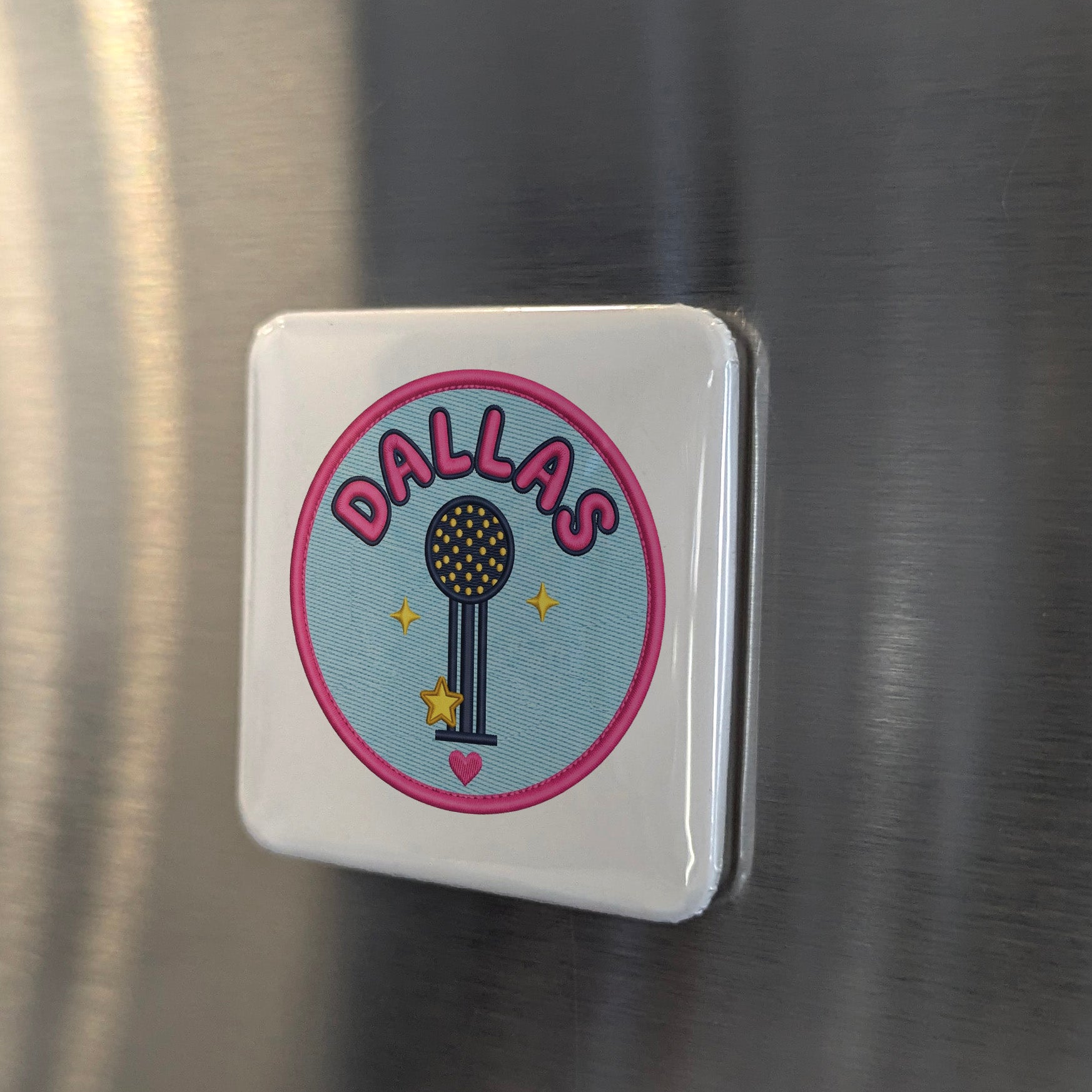 Dallas Texas Magnet | Reunion Tower | 2×2 | Made in Canada - PhiloPerse