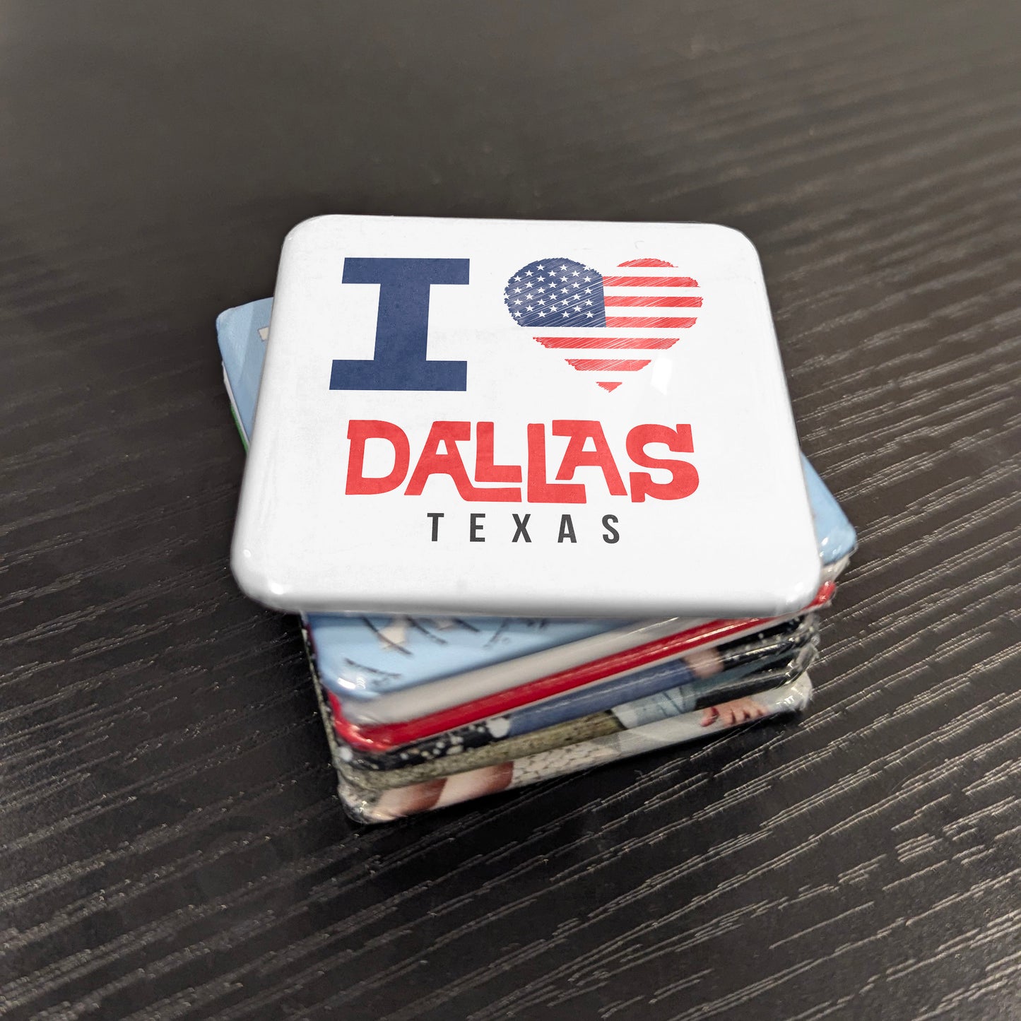Dallas Texas Magnet | Big D City Pride | 2×2 | Made in Canada - PhiloPerse
