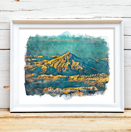 Mount Damavand, Iran, Art Print | 8×10 | Made in Canada - PhiloPerse