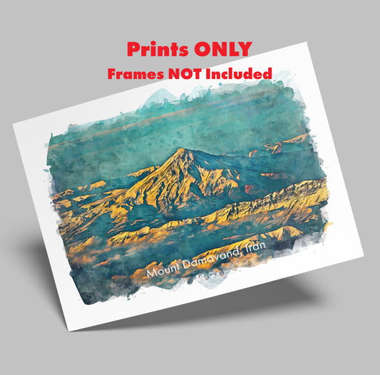 Mount Damavand, Iran, Art Print | 8×10 | Made in Canada - PhiloPerse