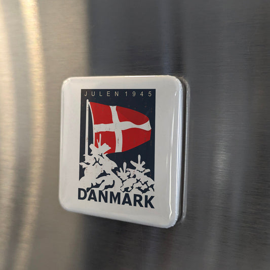Denmark Magnet | Dannebrog the World's Oldest National Flag of the Danes | 2x2 | Made in Canada - PhiloPerse