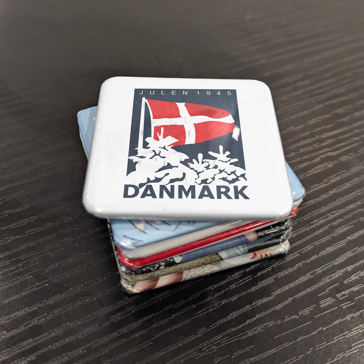 Denmark Magnet | Dannebrog the World's Oldest National Flag of the Danes | 2x2 | Made in Canada