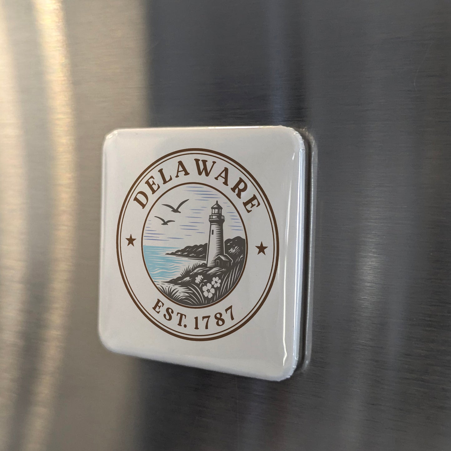 Delaware Magnet | The First State | 2×2 | Made in Canada - PhiloPerse