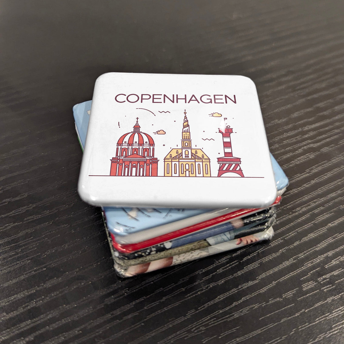 Copenhagen Denmark Magnet | City of Spires and Hygge on the Oresund | 2x2 | Made in Canada