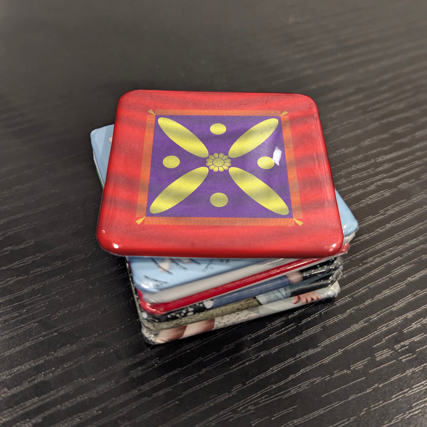 Derafsh Kaviani Flag of the late Sassanid Empire Fridge Magnet - PhiloPerse