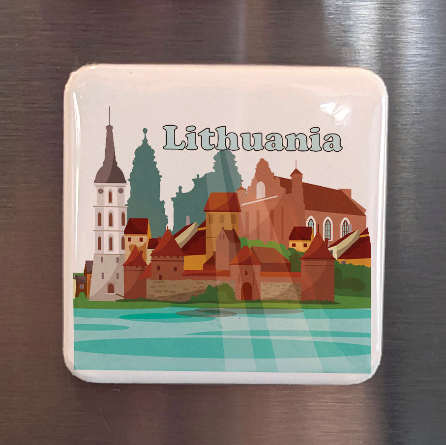 Lithuania Magnet | 2×2 | Made in Canada - PhiloPerse