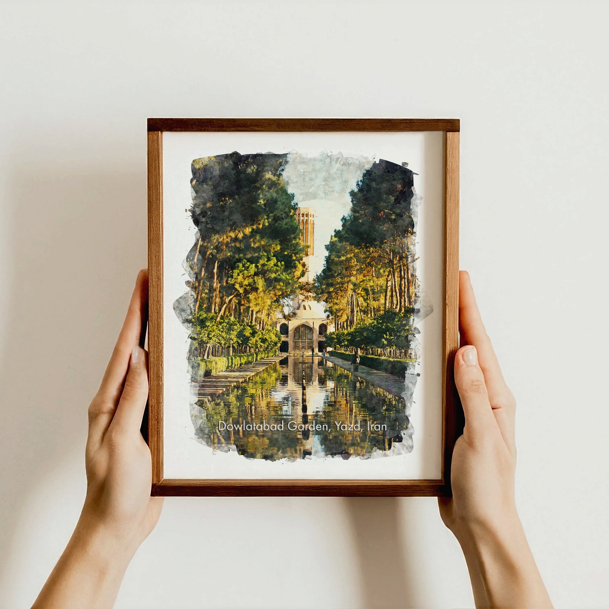 Yazd Dowlatabad Garden, Iran, Art Print | 8×10 | Made in Canada - PhiloPerse