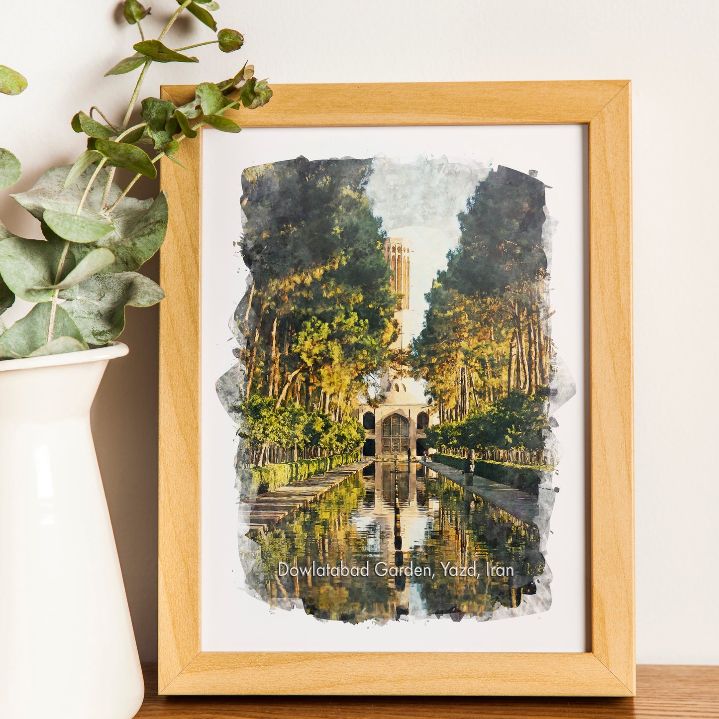 Yazd Dowlatabad Garden, Iran, Art Print | 8×10 | Made in Canada - PhiloPerse